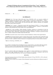 ordinanza tipo di spegnimento fari rotanti