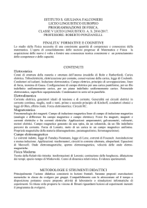 fisica v - Istituto Santa Giuliana Falconieri