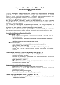 Programma completo - Dipartimento di Chimica