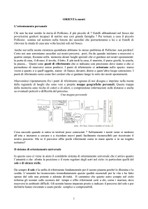 IMPARO A ORIENTARMI