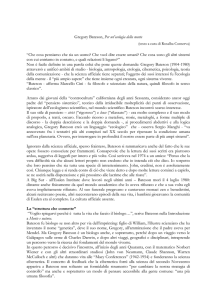 Gregory Bateson, Per un`ecologia della mente