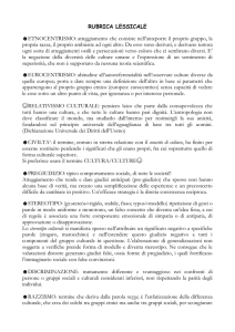 rubrica lessicale