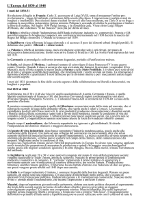 leuropa-dal-1830-al-1848-schema-eventi