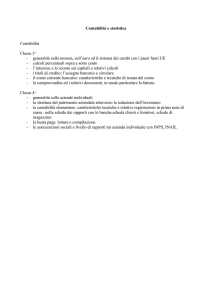 Programma Contabilità e statistica