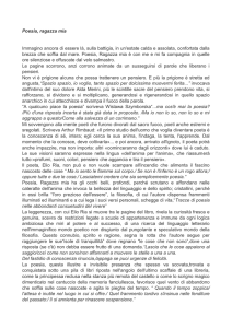 Poesia, ragazza mia