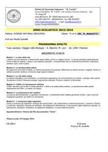 Programma svolto II LA A MAGIOTTI SCIENZE
