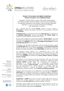 Dorelan: l`innovazione del digital marketing è “human to human” con