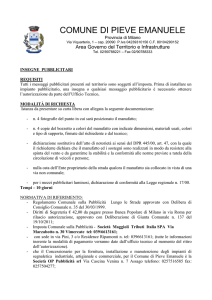 COMUNE DI PIEVE EMANUELE Provincia di Milano Via Viquarterio