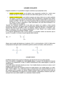 LEGAME COVALENTE bis e IONICO
