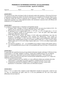 Compito(10 06 2013). - Dipartimento di Economia, Statistica e Finanza