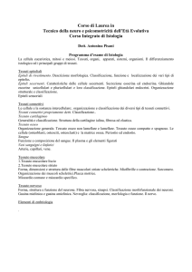 Istologia - Facoltà di Medicina e Chirurgia di Messina
