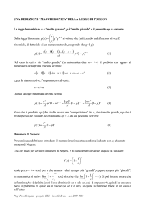 Distribuzione di Poisson