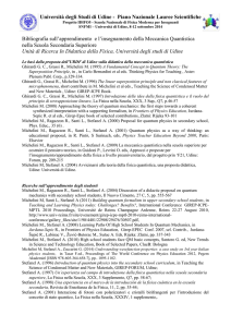 BibliografiaMQ_SNFMI - Sezione di Fisica