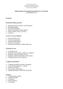 embrionale -si
