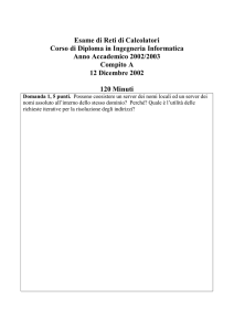 Esame di Fondamenti di Informatica