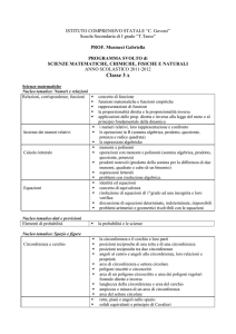 CONTENUTI DEL PROGRAMMA SVOLTO di