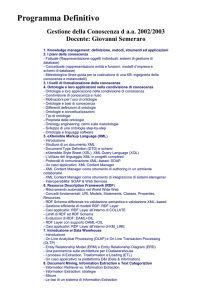 Programma Definitivo