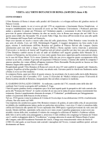 ORTO BOTANICO DI ROMA
