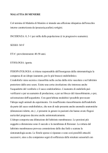 MALATTIA DI MENIERE