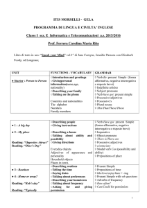 Inglese_1E - Itis Morselli