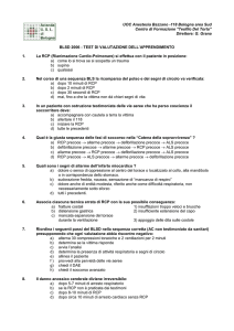 test di valutazione apprendimento