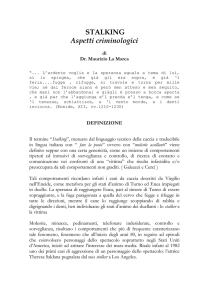 Stalking - Maurizio La Marca