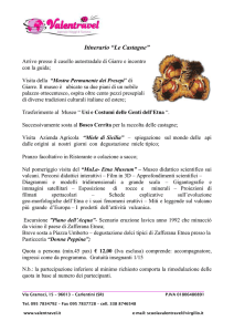 Itinerario le castagne - Mediterranea Turismo e Servizi