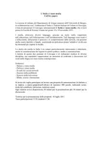 L´Italia ei mass-media