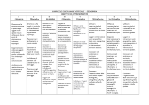 curricolo geografia - Bonaccorso da Montemagno