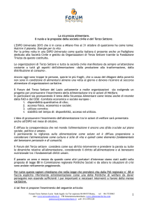 Appello per legge regionale su welfare e alimentazione