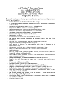 Storia - IIS Pellegrino Artusi