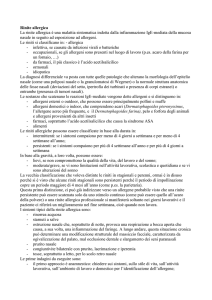 appunti di allergologia