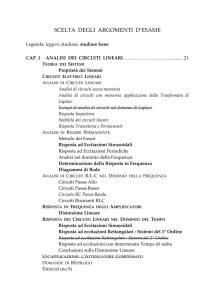 Esercizi - Università degli Studi di Roma "Tor Vergata"