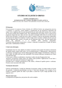 glaucoma laser trabeculoplastica