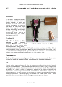 Apparecchio per equivalente meccanico della