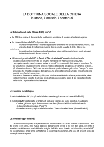 Dottrina-Sociale-della-Chiesa - Pastorale sociale e del lavoro