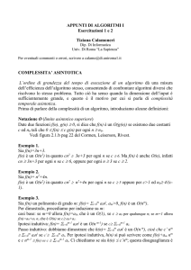 complessita` asintotica - TWiki