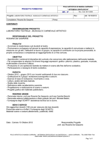 Progetto Formativo Teatro a.s. 2012-13