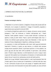 Impegno civile e politoco dell`illuminismo