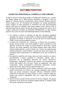 DISTURBO PSICOTICO