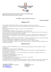 Corso di Economia aziendale - Casagrande