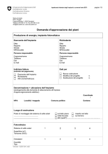 Modulo per impianti fotovoltaici con potenza superiore a 30 KVA