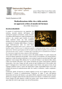 Medicalizzazione della vita e della società