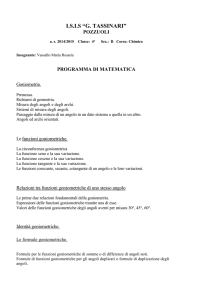 Programmi Prof.ssa Vassallo matematica 4 b 2015