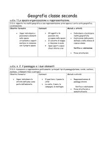 Geografia classe seconda