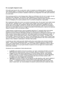 Per un progetto integrale di uomo
