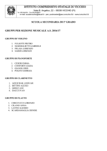 gruppi per strumento musicale a.s. 2016/2017