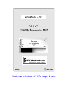 Manuale tradotto in Italiano del kit 23G2