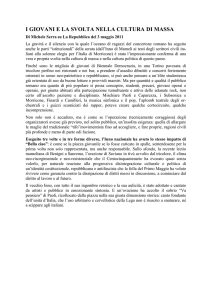 La svolta nella cultura dei giovani_Serra_3-5-11