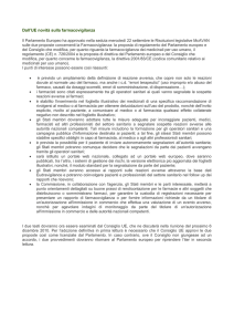 Dall`UE novità sulla farmacovigilanza